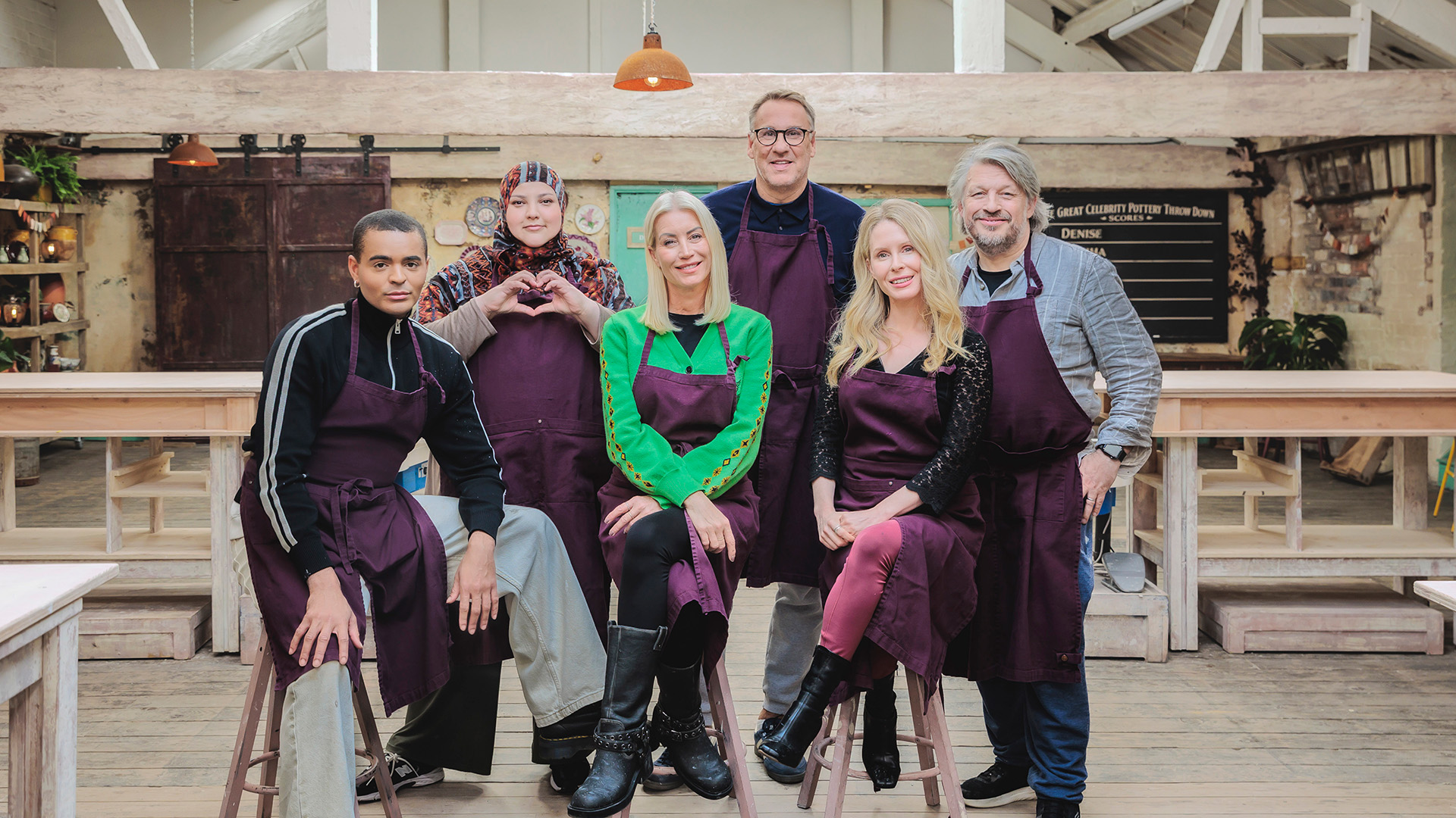 Thumbnail for Star-studded Pottery Throw Down takes shape on Channel 4 news story